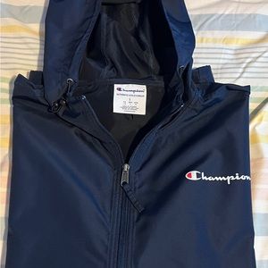 Men’s packable half-zip champian hoodie  jacket